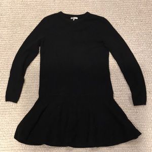 Ganni Mercer black sweater dress